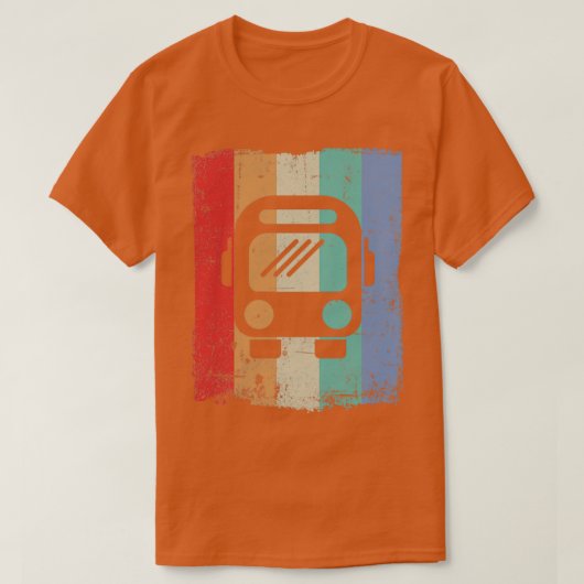 バス運転手スクールバスドライバー21 Tシャツ (デザイン正面)