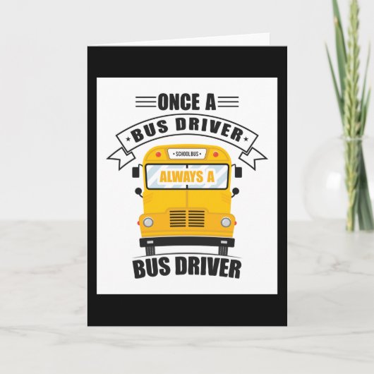 バス運転手 カード (正面)