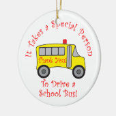 バス運転手 セラミックオーナメント (左)