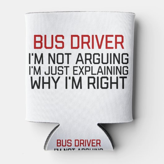 バス運転手 缶クーラー (正面)