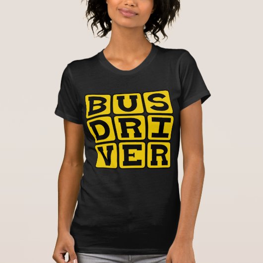 バス運転手・運輸業従事者 Tシャツ (正面)