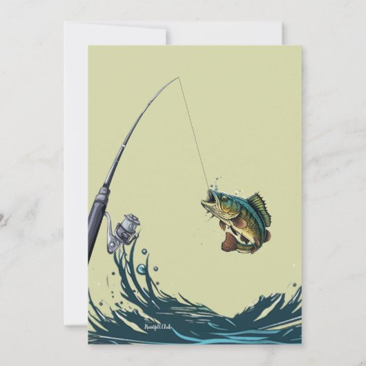 バス釣り 招待状 (裏面)