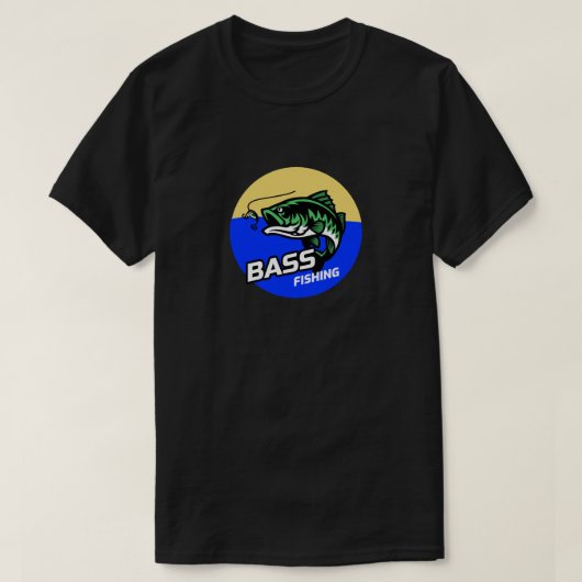 バス釣り Tシャツ (デザイン正面)