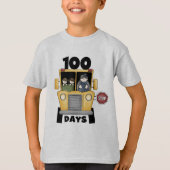 バス100日の学校Tシャツとギフト Tシャツ (正面)