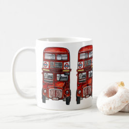 バス3台 コーヒーマグカップ