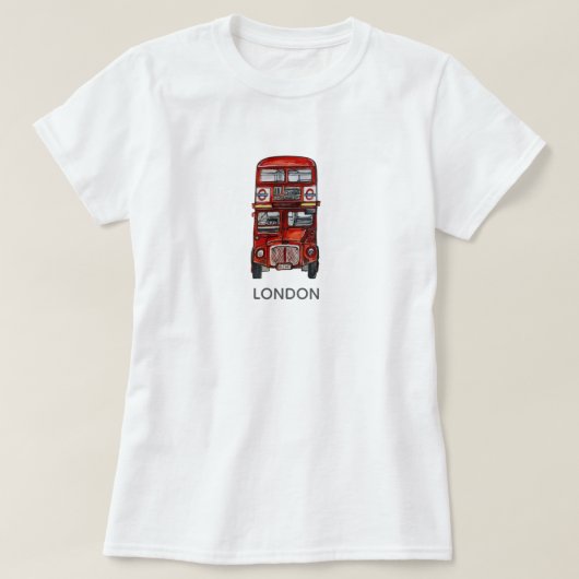 バス3台 Tシャツ (デザイン正面)