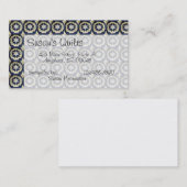 バス。カード – スターキルトパターン 名刺 (正面/裏面)