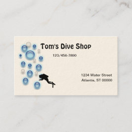 バス。カード – ダイバー 名刺