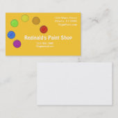 バス。カード – パレ絵を描ット 名刺 (正面/裏面)