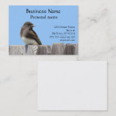 バス。カード – フェンス上のフライキャッチャー 名刺 (正面/裏面)