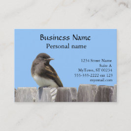 バス。カード – フェンス上のフライキャッチャー 名刺