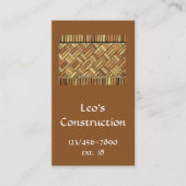 バス。カード – ブリック要素 名刺 (正面)