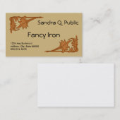 バス。カード – リーフィブラケット 名刺 (正面/裏面)