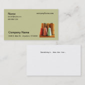 バス。カード – 糸のスプール 名刺 (正面/裏面)