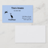 バス。カード – 鳥画像 名刺 (正面/裏面)