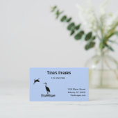 バス。カード – 鳥画像 名刺 (スタンド正面)