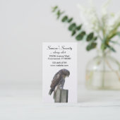 バス。カード – 《鳥》ハヤブサ 名刺 (スタンド正面)