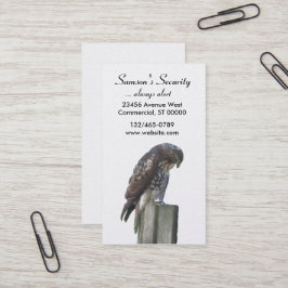 バス。カード – 《鳥》ハヤブサ 名刺