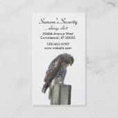 バス。カード – 《鳥》ハヤブサ 名刺 (正面)