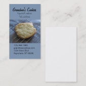 バス。カード – Cookie 名刺 (正面/裏面)