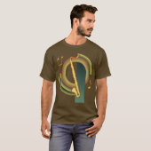 バス・クラリネットのデコデザイン Tシャツ (正面フル)