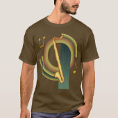 バス・クラリネットのデコデザイン Tシャツ (正面)