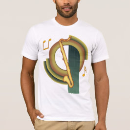 バス・クラリネット アール・デコ Tシャツ