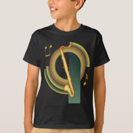 バス・クラリネット アール・デコ Tシャツ