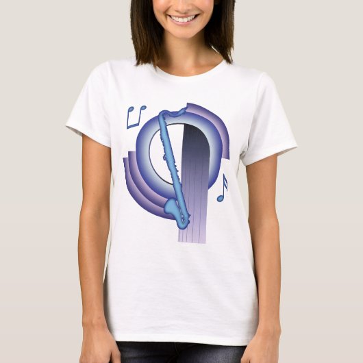 バス・クラリネット Deco2 Tシャツ (正面)