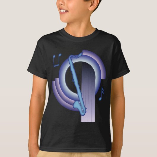 バス・クラリネット Deco2 Tシャツ (正面)