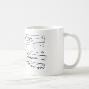 バス コーヒーマグカップ