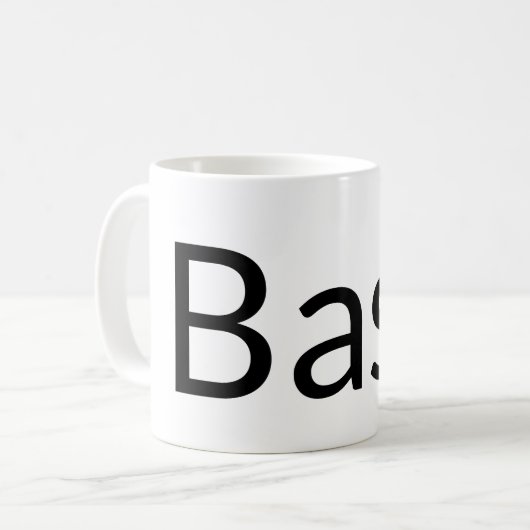 バス コーヒーマグカップ (正面左)