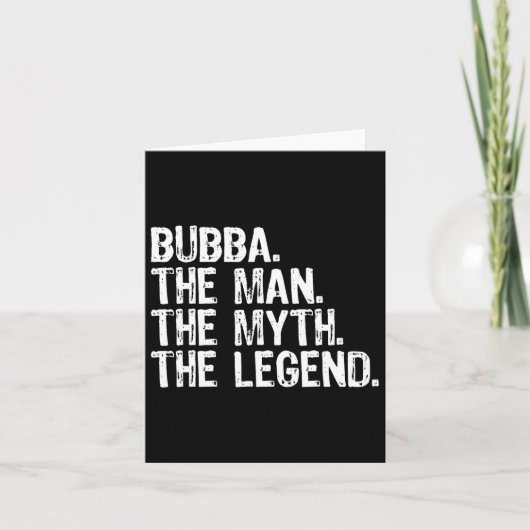 バス・ザ・マン・ザ・ミス・ザ・レジェンド クール ファニー カード (正面)