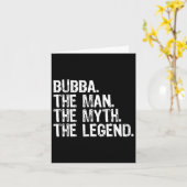 バス・ザ・マン・ザ・ミス・ザ・レジェンド クール ファニー カード (黄色い花)