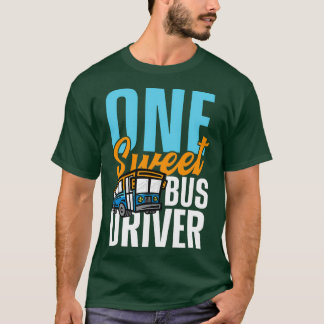 バス・ドライバー用の1つのSweet Busドライバー Tシャツ