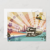 バス ポストカード (正面/裏面)
