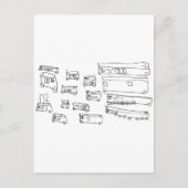 バス ポストカード (正面)