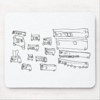 バス マウスパッド