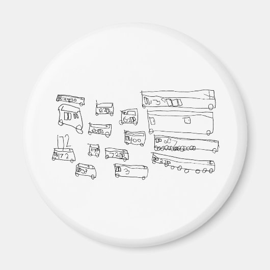 バス マグネット (正面)