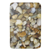 バス・マットの川の石 バスマット (正面縦)