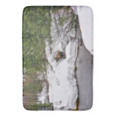 バス・マットの西部のアメリカヘラジカの野性生物 バスマット (正面縦)