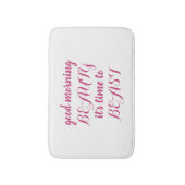 バス・マット-美しいの獣 バスマット (正面縦)