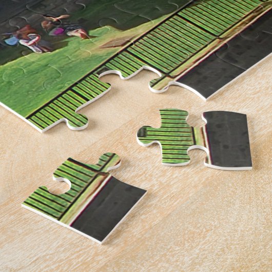 バス# 9 ジグソーパズル (側面)