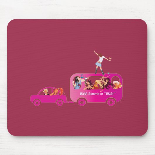 バスmousepad マウスパッド (正面)