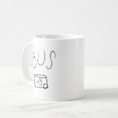 バスNo. 119 コーヒーマグカップ (正面左)