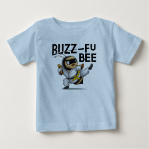 バズおもしろいフ武術芸術 ベビーTシャツ