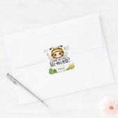 バズに値する赤ちゃんシャワーありがとうシール スクエアシール (封筒)