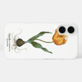 バズィリウス・ベスラーによるヴィンテージ春の黄色のチューリップの花 Case-Mate iPhoneケース (裏面 (横))