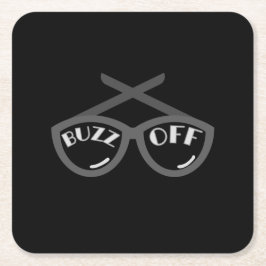 バズオフ – 1940s女性のTシャツ スクエアペーパーコースター