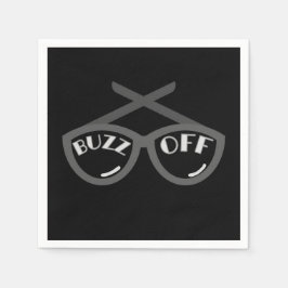 バズオフ – 1940s女性のTシャツ スタンダードカクテルナプキン